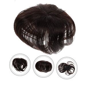 1Pcs Dark Brown 100% Real Human Hair Topper
